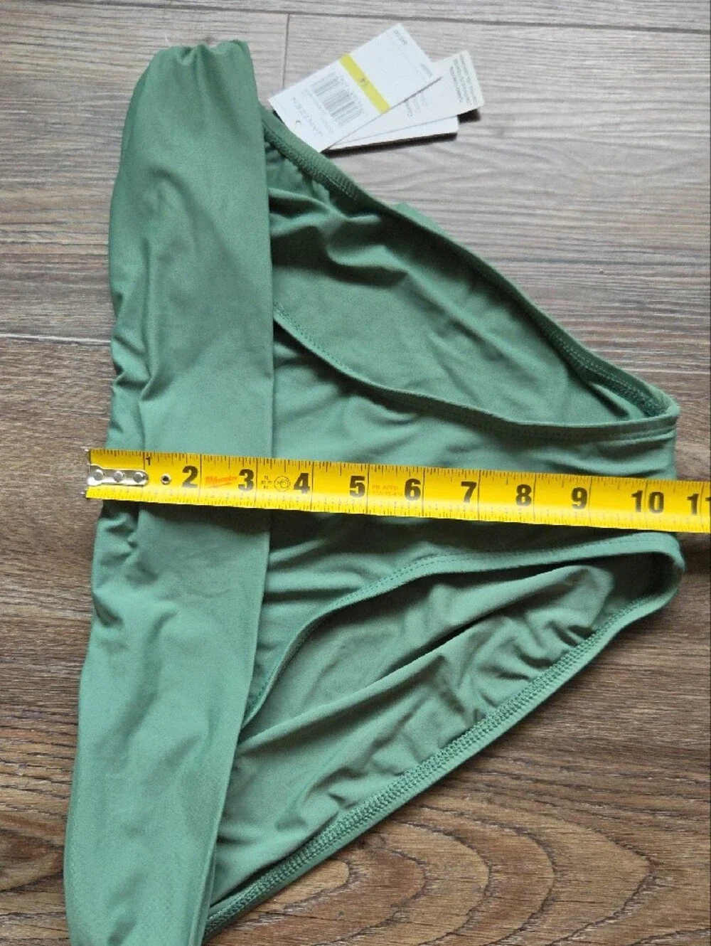 Nwt Jantzen Green Fold-Over Bikini Bottom Size 14